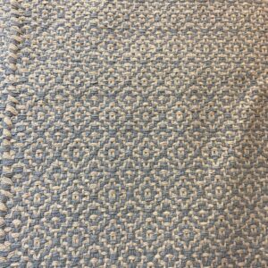 Safaveih Montaik in Blue/Ivory. 2'3x11 Woven Runner