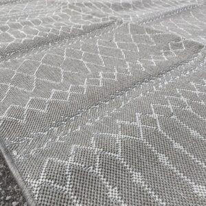 Portifino Flat Waeve Outdoor Rub. Taupe, 9'10 x 12'10
