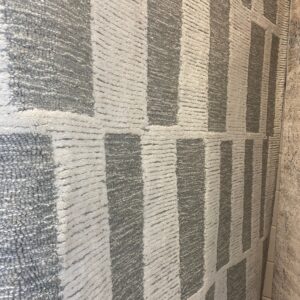 Livabliss "Bianca" in Cream and Grey/Taupe, 8x10, Wool