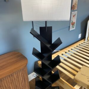 Sindel 58” bookcase floor lamp with remote.