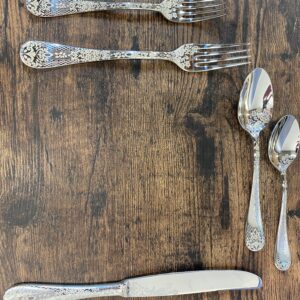 MEPRA Casablanca stainless steel flatware set, service for four.